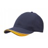 Cap - mod. 4167:Navy, Cotton, Gold